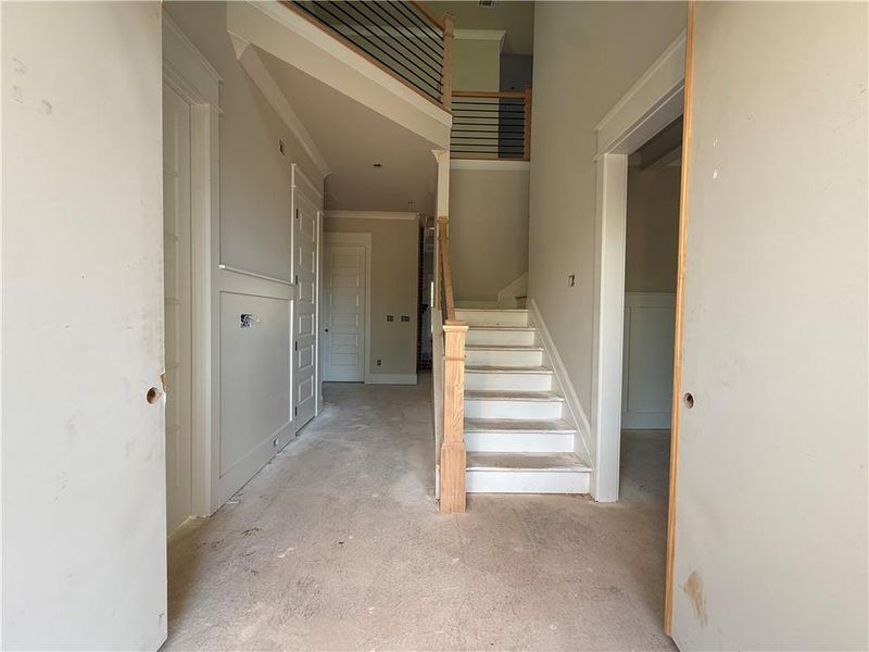 In-progress construction of a new home in , Hoschton, GA (Image 11).