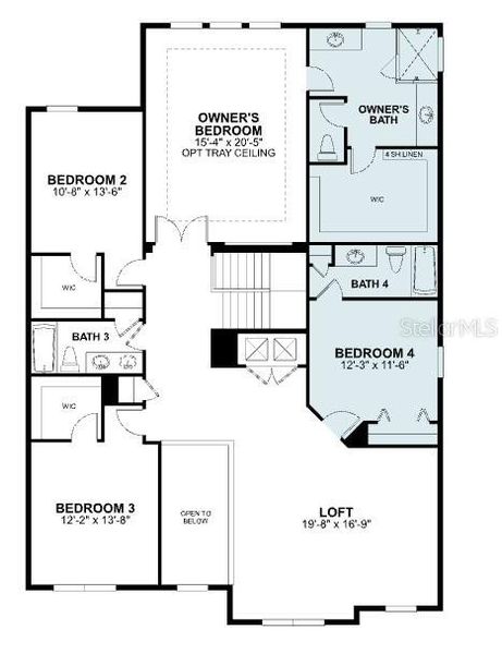 2D floor plan layout of this home in Bay Lake Farms, St. Cloud, FL (Image 2). 2D floor plan layout of this home in Bay Lake Farms, St. Cloud, FL (Image 2).