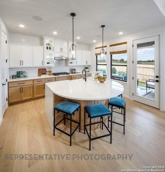 Furnished interior view inside a new home in Meyer Ranch, New Braunfels (Image 11).