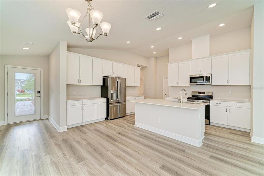 Furnished interior view inside a new home in Crosswind Point, Parrish (Image 12).