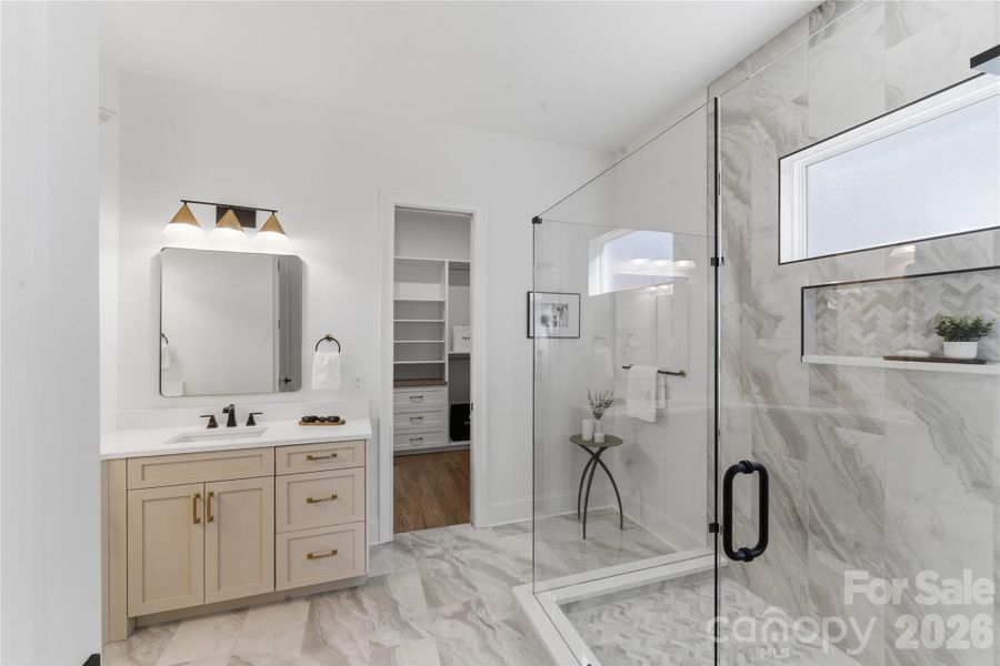 Furnished interior view inside a new home in , Lancaster (Image 17).