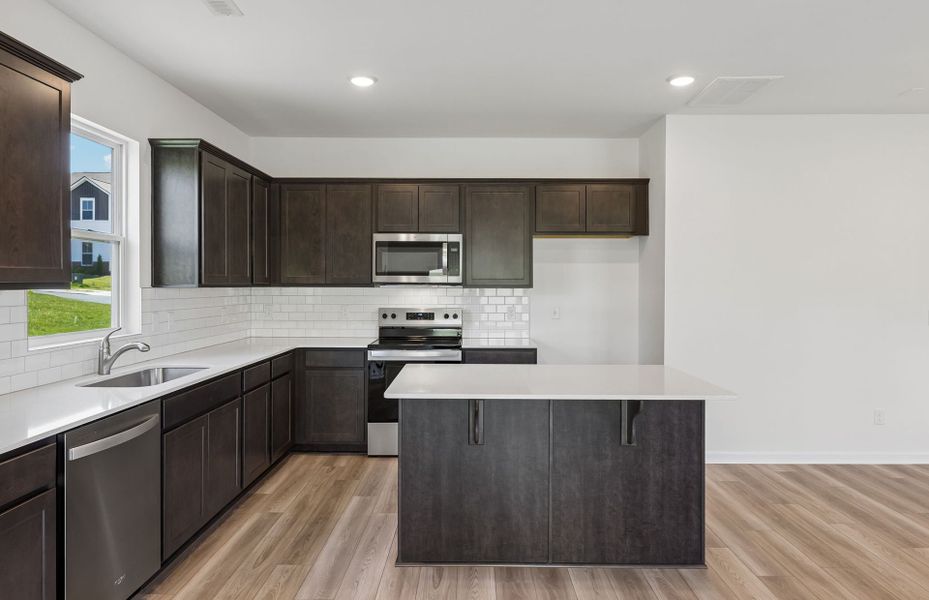 Furnished interior view inside a new home in Independence at Carter's Station, Columbia (Image 11).