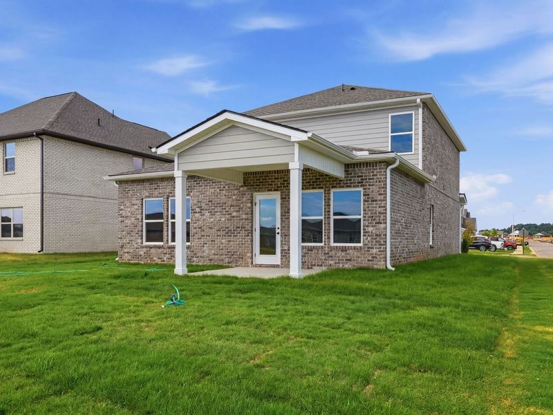 Representative exterior details of a home built from the The Meadowbrook A by Davidson Homes LLC in Bailey Park, Fayetteville (Image 28).