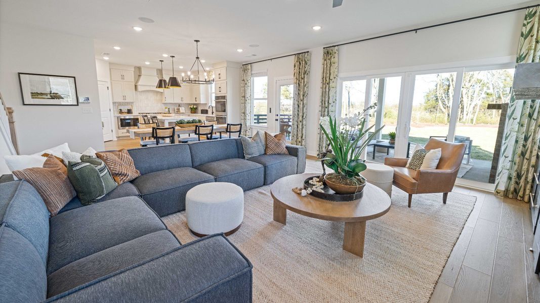 Representative furnished interior of a home built from the Wynwood by DRB Homes in McClure Farms, Columbia (Image 13).