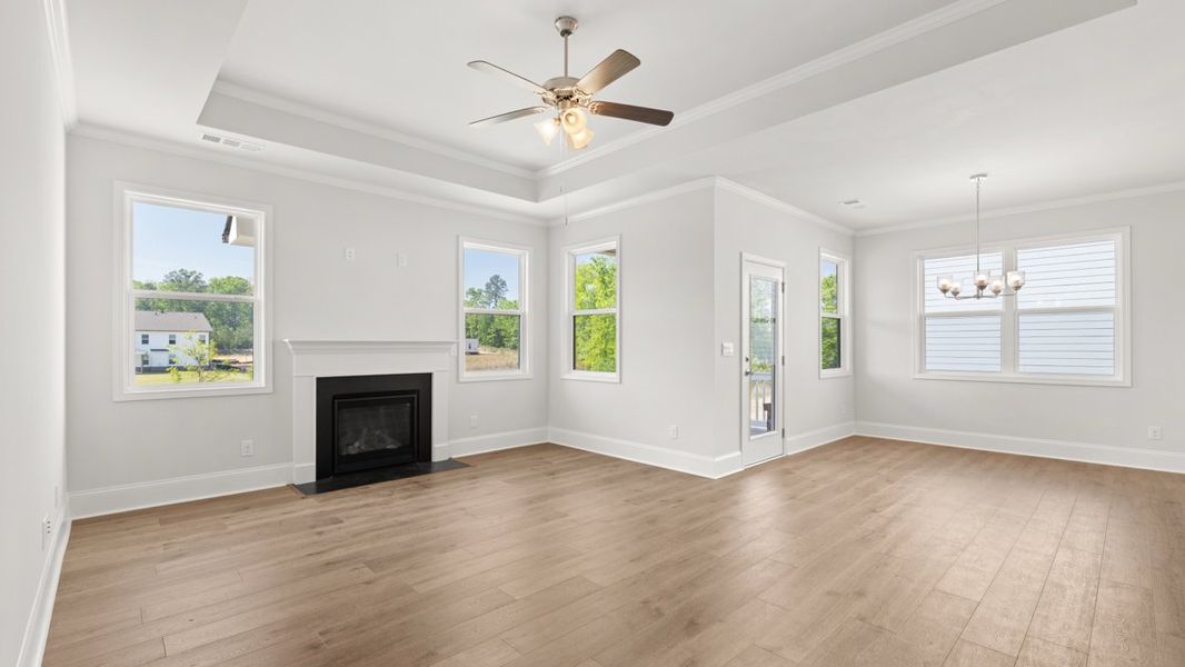 Spacious, unfurnished interior of a new home in Butner Estates, South Fulton (Image 22). Spacious, unfurnished interior of a new home in Butner Estates, South Fulton (Image 22).