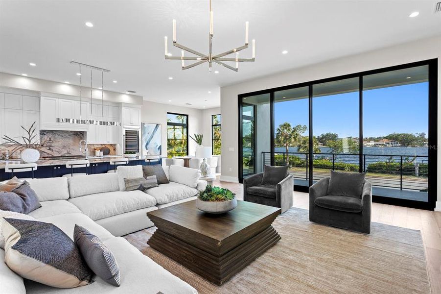 Furnished interior view inside a new home in , St. Petersburg (Image 44).