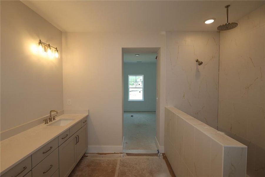 In-progress construction of a new home in Havencroft, Woodstock, GA (Image 7).