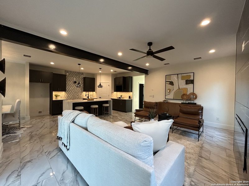 Furnished interior view inside a new home in , San Antonio (Image 16).
