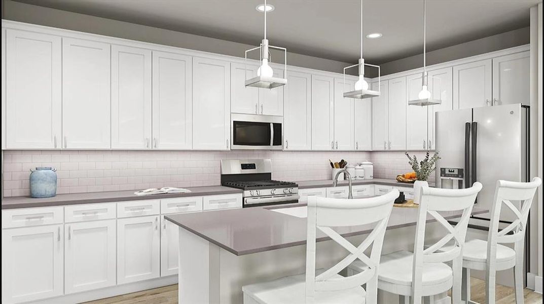 Furnished interior view inside a new home in Treeline, Justin (Image 7).