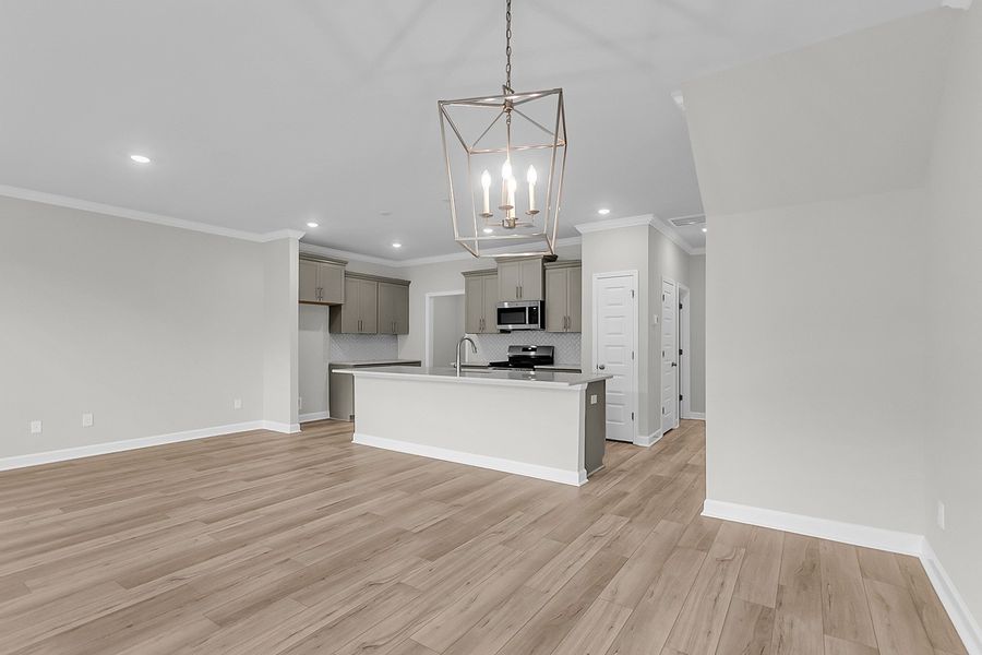 Spacious, unfurnished interior of a new home in Pineland Preserve, Summerville (Image 22).
