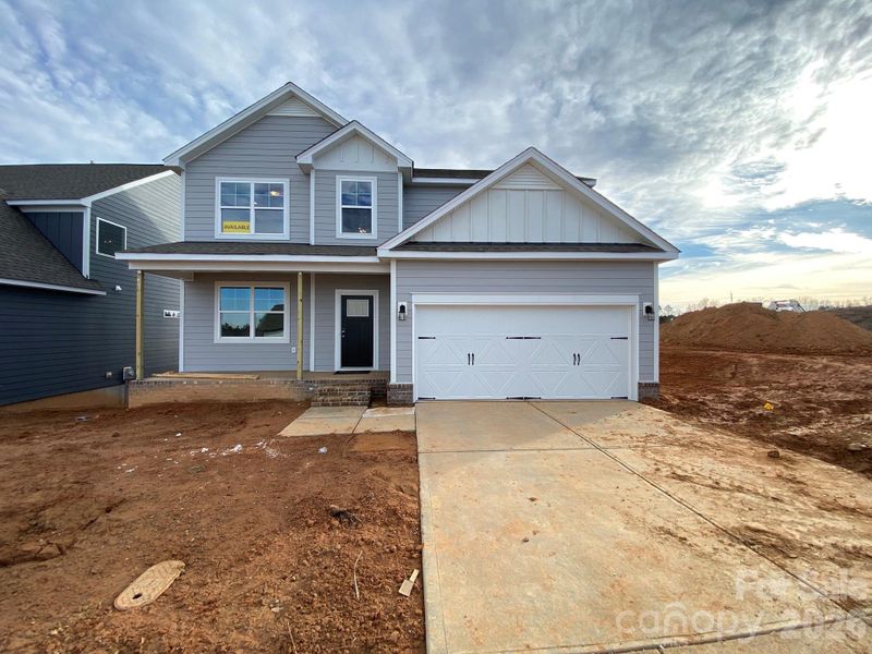 Newberry B floorplan featured with a basement on lot 324-1
