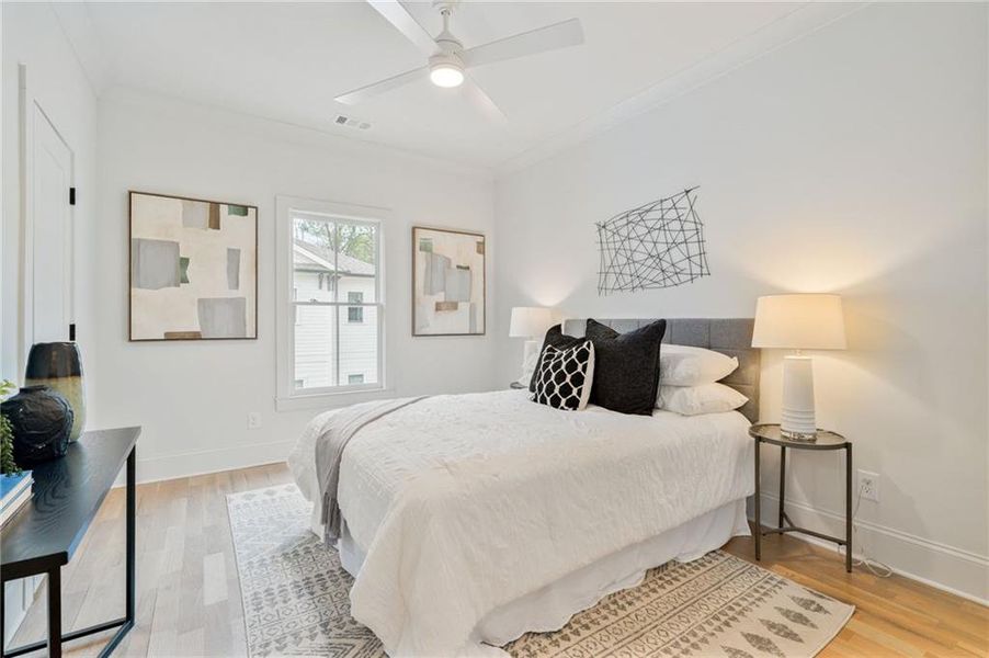 Furnished interior view inside a new home in Pendergrast Farm, Atlanta (Image 30).