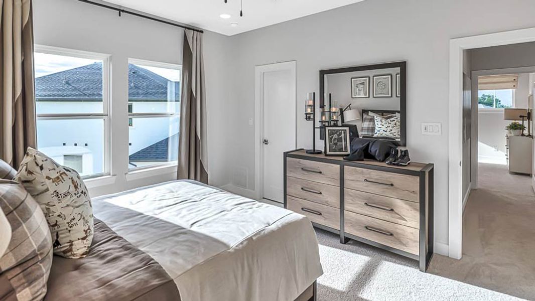 Furnished interior view inside a new home in Avalon at Cypress, Cypress (Image 50).
