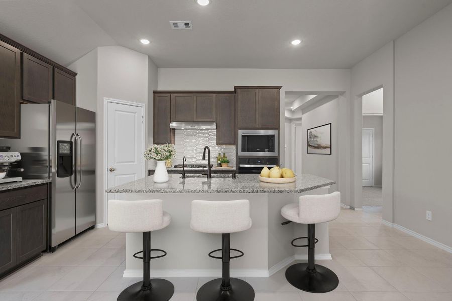 Furnished interior view inside a new home in Grand Central Park, Conroe (Image 6). Furnished interior view inside a new home in Grand Central Park, Conroe (Image 6).