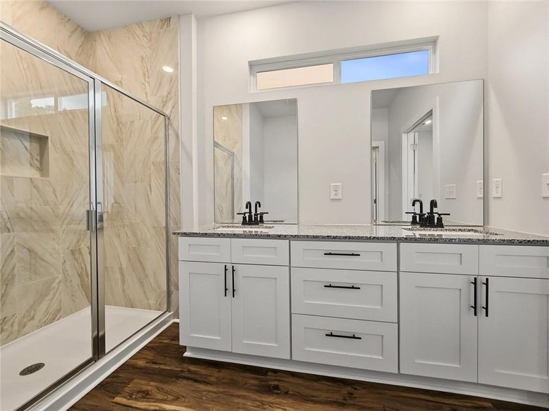 Furnished interior view inside a new home in , Austell (Image 8).