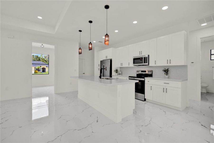 Furnished interior view inside a new home in , Port Charlotte (Image 19).