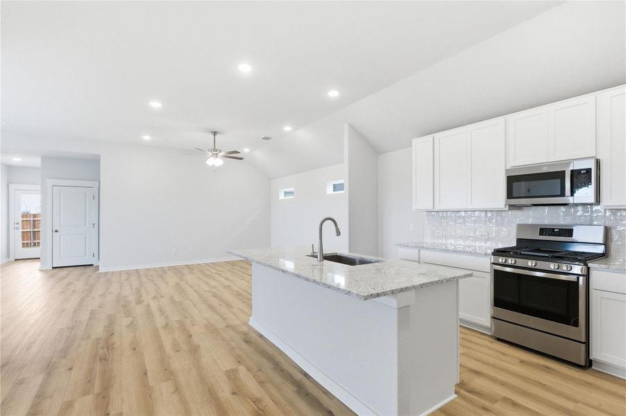 Furnished interior view inside a new home in Infinity Square, Kyle (Image 9).