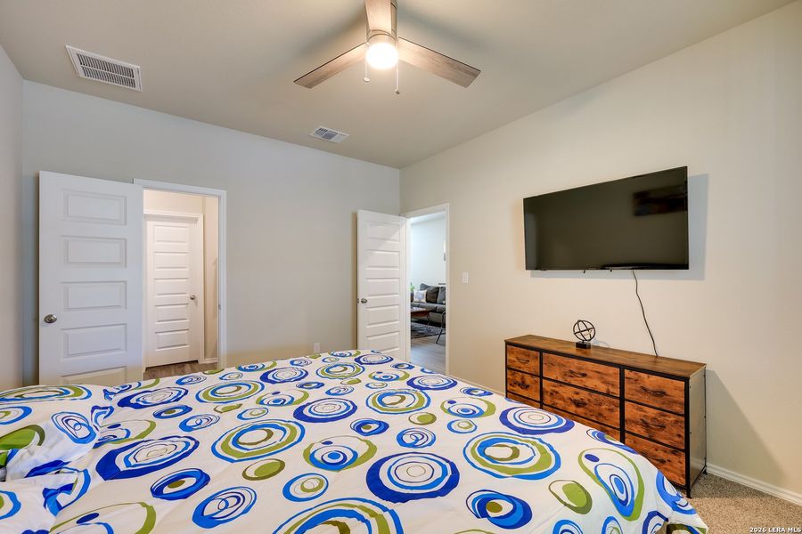 Furnished interior view inside a new home in Melissa Ranch, San Antonio (Image 6).
