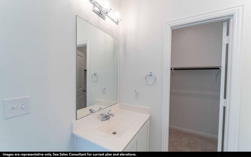 Furnished interior view inside a new home in Caney Mills, Conroe (Image 7).