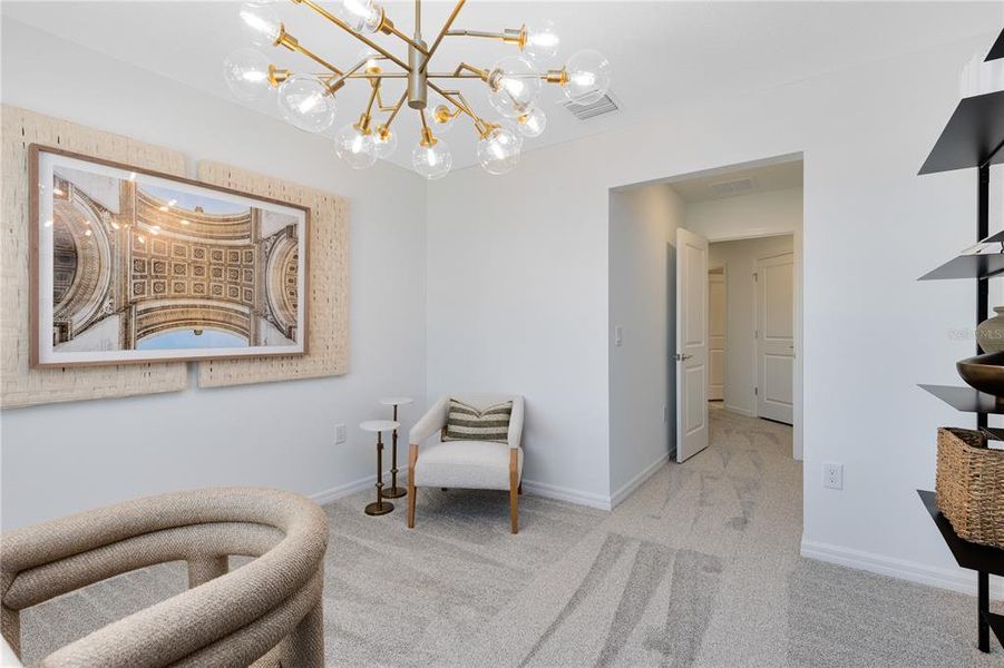 Furnished interior view inside a new home in , Davenport (Image 22).