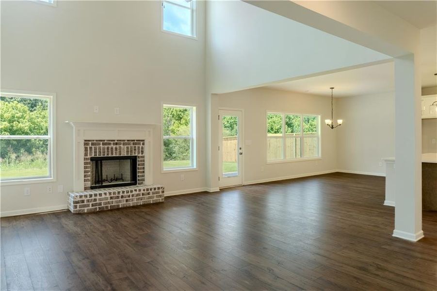 Spacious, unfurnished interior of a new home in Harmony Farms, Eatonton (Image 40).