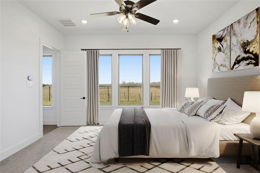 Furnished interior view inside a new home in Pecan Grove, Burleson (Image 14). Furnished interior view inside a new home in Pecan Grove, Burleson (Image 14).