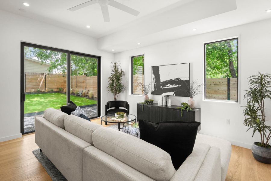 Furnished interior view inside a new home in , Austin (Image 3).
