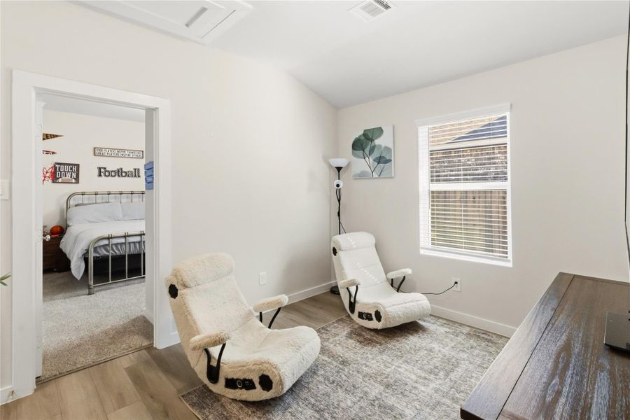 Furnished interior view inside a new home in Heights of Barbers Hill, Mont Belvieu (Image 18).