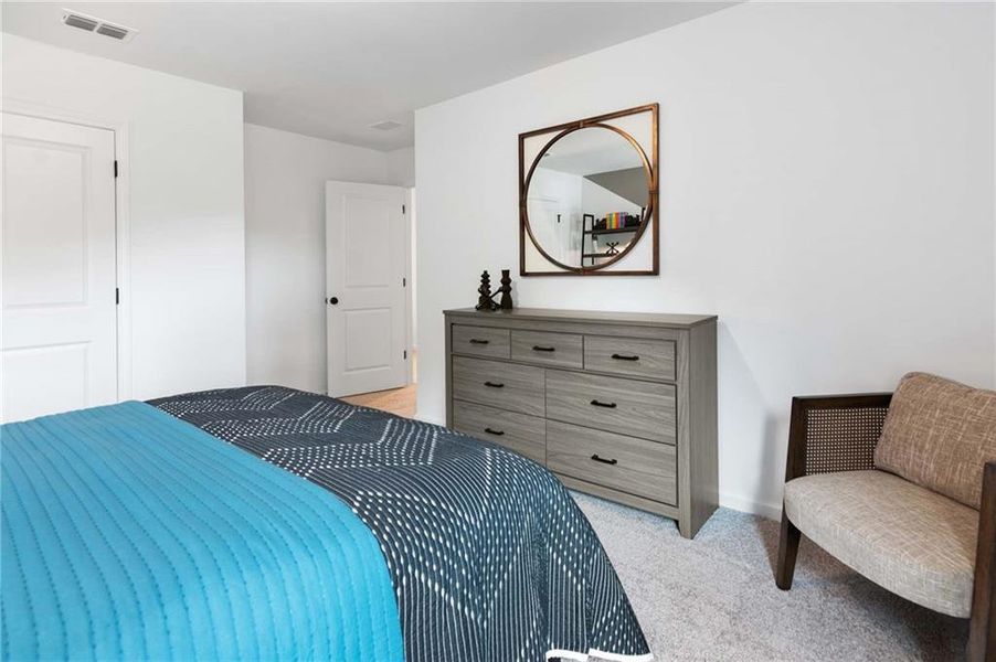 Furnished interior view inside a new home in Creekside, Dawsonville (Image 50). Furnished interior view inside a new home in Creekside, Dawsonville (Image 50).