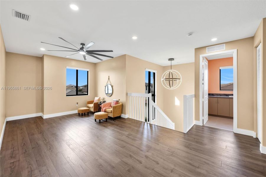 Furnished interior view inside a new home in , Ave Maria (Image 12).
