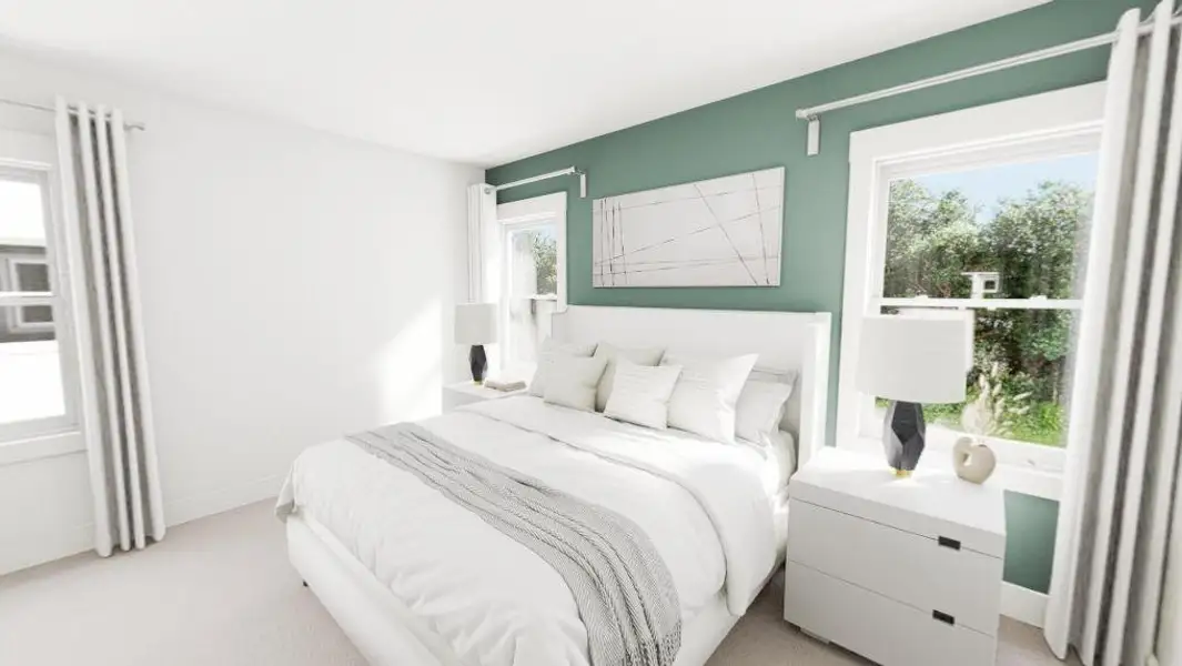 Furnished interior view inside a new home in Allen Park, Raleigh (Image 4).