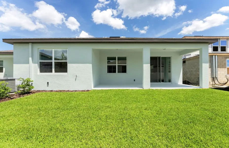 Exterior details and patio area of a home in Marion Ranch, Ocala (Image 4).
