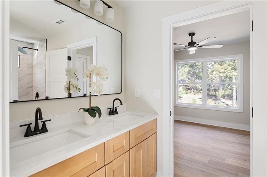 Furnished interior view inside a new home in , Decatur (Image 14).