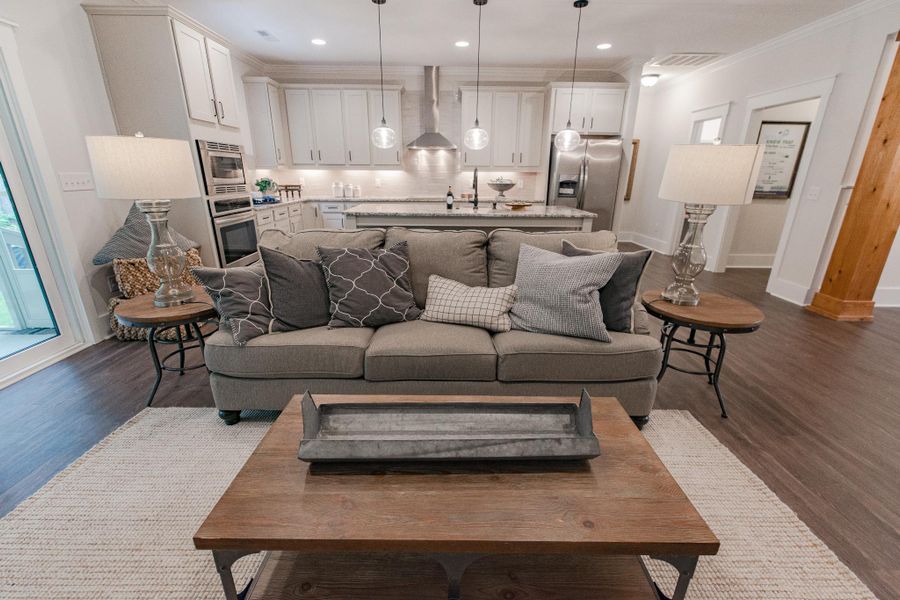 Representative furnished interior of a home built from the McKinley by Bill Clark Homes in The Sanctuary at Sunset Beach, Sunset Beach (Image 65). Representative furnished interior of a home built from the McKinley by Bill Clark Homes in The Sanctuary at Sunset Beach, Sunset Beach (Image 65).