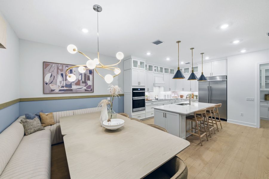 Representative furnished interior of a home built from the Scarlett by DiVosta in The Reserve at Eastpointe, Palm Beach Gardens (Image 13).