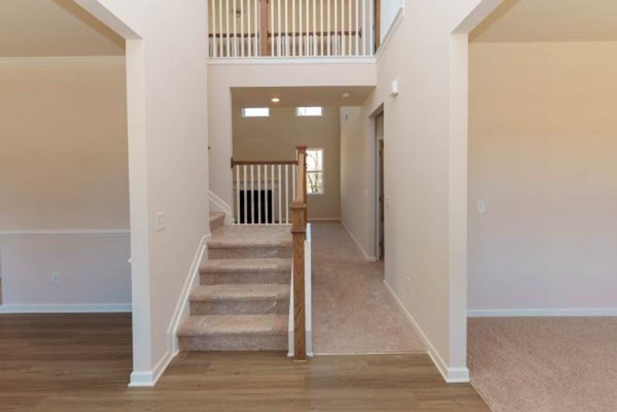 Representative unfurnished interior of a home built from the Clayton by Piedmont Residential in Hampton Ridge, Jefferson (Image 17).
