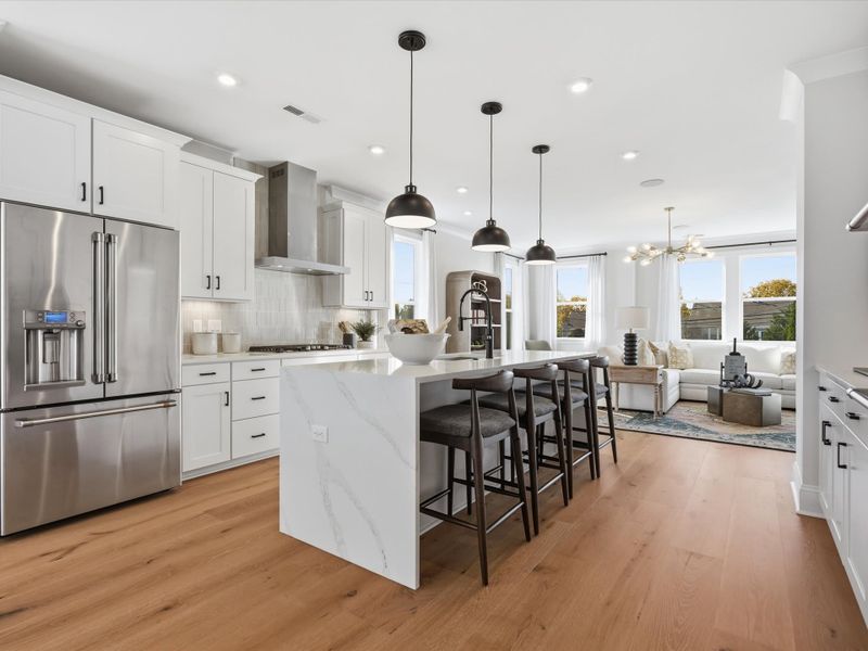 Furnished interior view inside a new home in Ross Farms, Charlotte (Image 10).