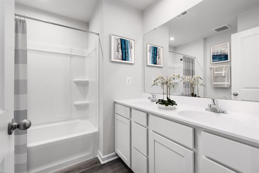 Representative furnished interior of a home built from the Spencer by Ryan Homes in Northerly, Charlotte (Image 19).