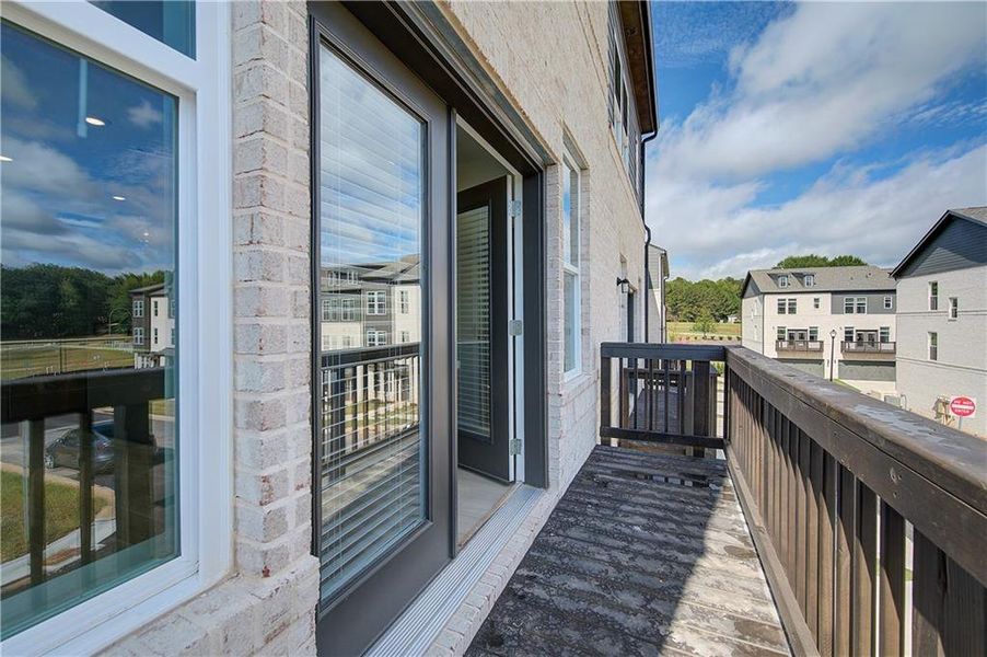 Exterior details and patio area of a home in Daybreak, Newnan (Image 3).