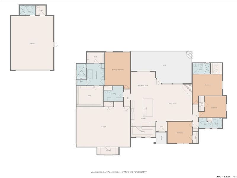 2D floor plan layout of this home in , La Vernia, TX (Image 4).