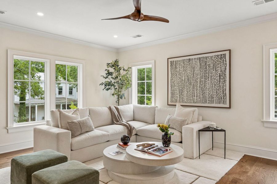 Furnished interior view inside a new home in , Mount Pleasant (Image 48).