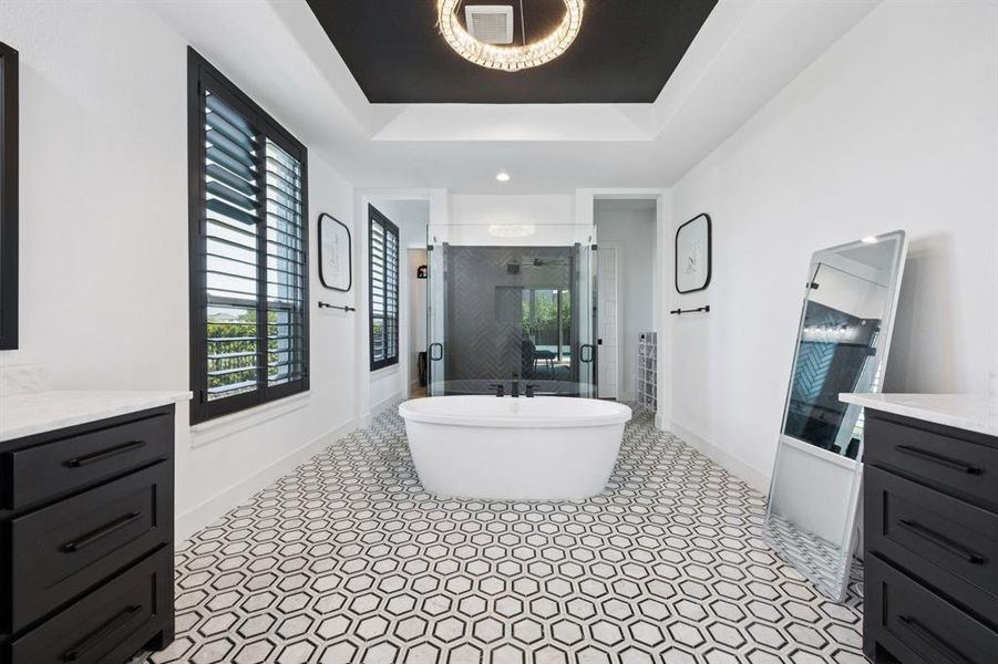 Furnished interior view inside a new home in , Prosper (Image 24). Furnished interior view inside a new home in , Prosper (Image 24).