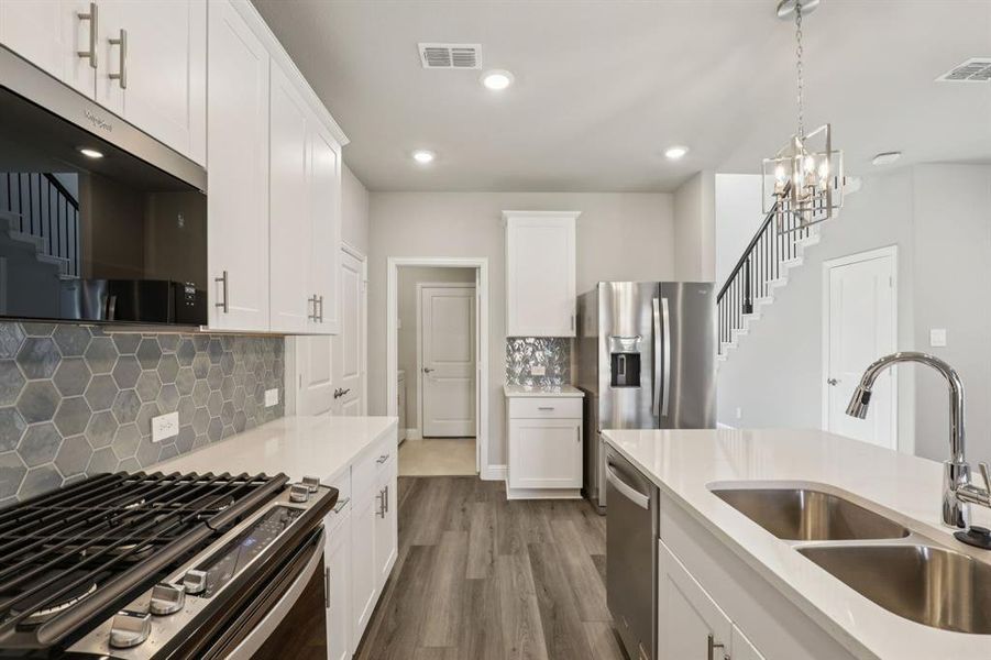 Furnished interior view inside a new home in Simpson Crossing - Spring Series, McKinney (Image 9).