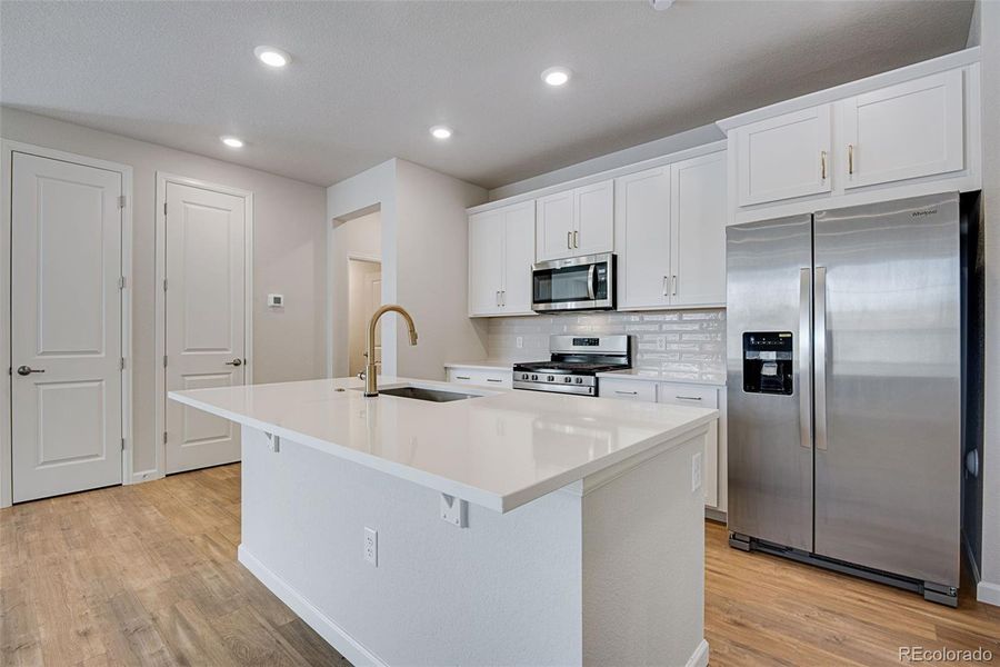 Furnished interior view inside a new home in , Arvada (Image 5). Furnished interior view inside a new home in , Arvada (Image 5).