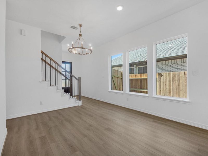 Spacious, unfurnished interior of a new home in Bergamo, Katy (Image 19). Spacious, unfurnished interior of a new home in Bergamo, Katy (Image 19).