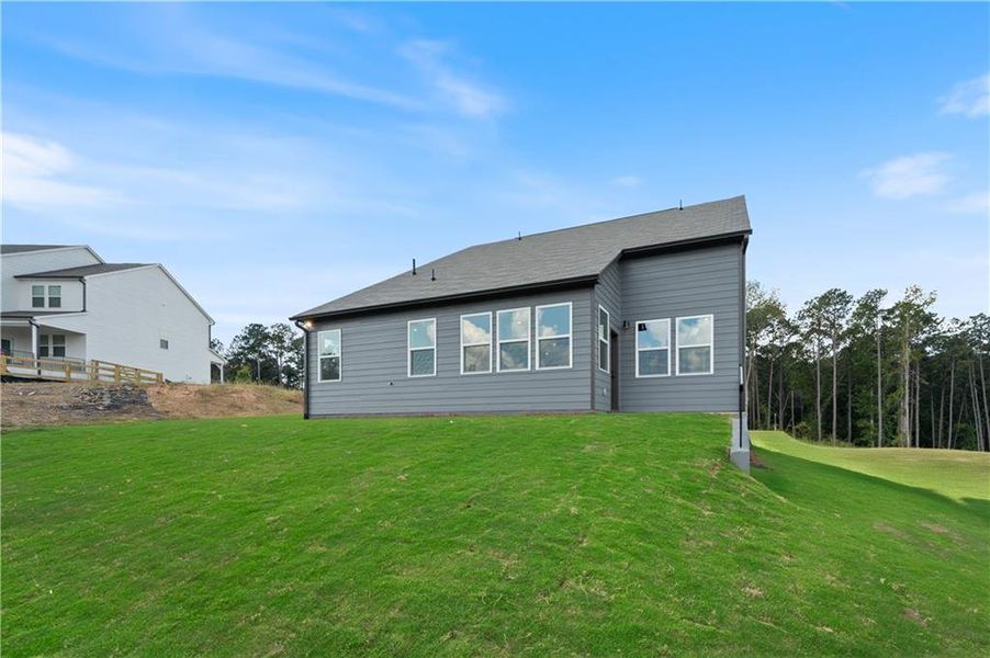 Exterior details and patio area of a home in Gatherings® at GreenHouse, Marietta (Image 29).