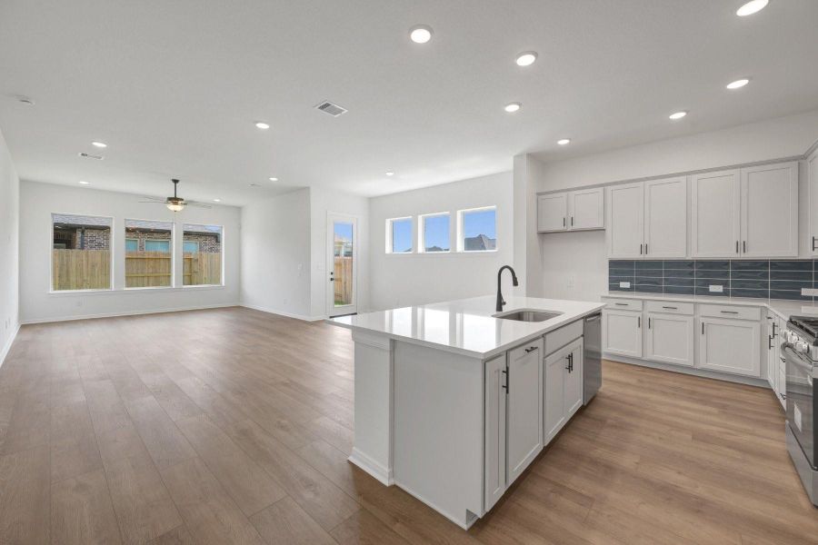Furnished interior view inside a new home in Escondido - Terrace Collection, Magnolia (Image 13).