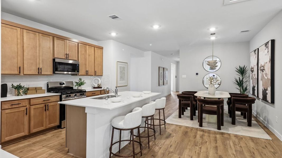 Furnished interior view inside a new home in Evergreen, Rosenberg (Image 12).