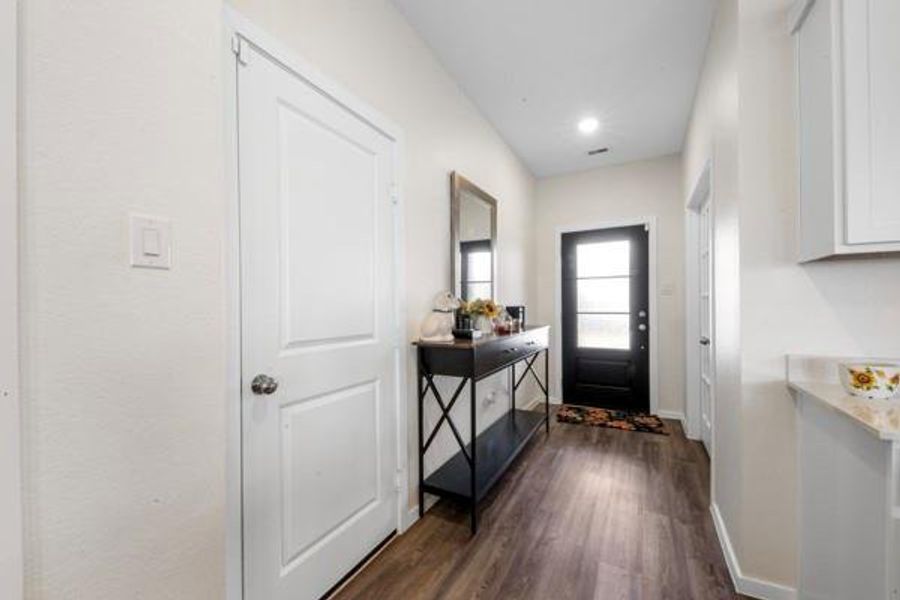 Furnished interior view inside a new home in Sterling Point at Baytown Crossings: Wildflower II Collection, Baytown (Image 8).