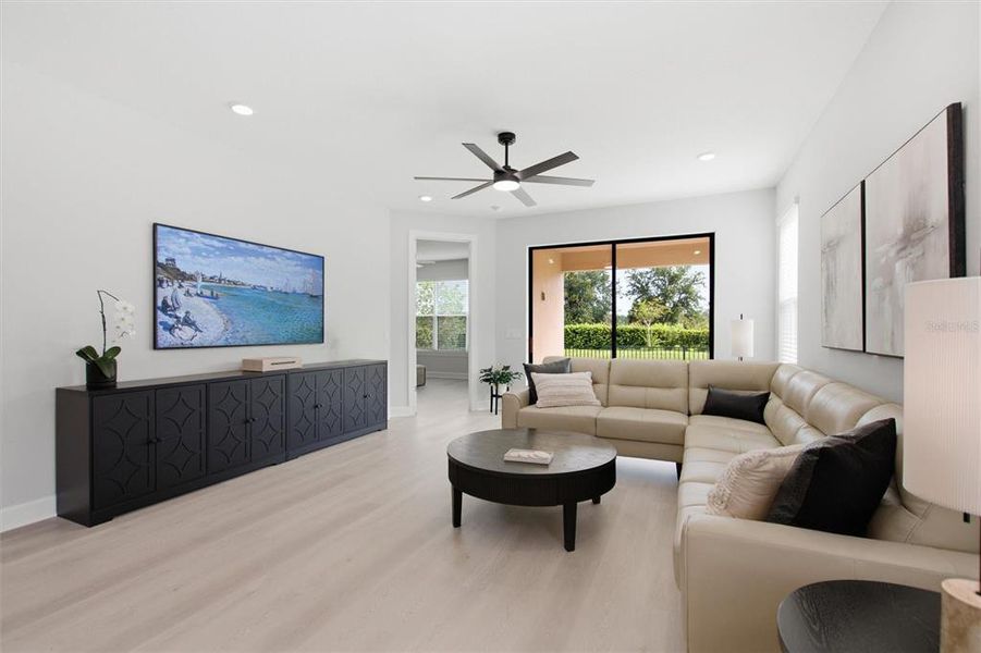 Furnished interior view inside a new home in , Poinciana (Image 24).
